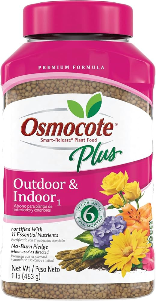Osmocote Smart-Release Plant Food Plus Outdoor & Indoor1 - Granular, Continuous Release Plant Fer... | Amazon (US)