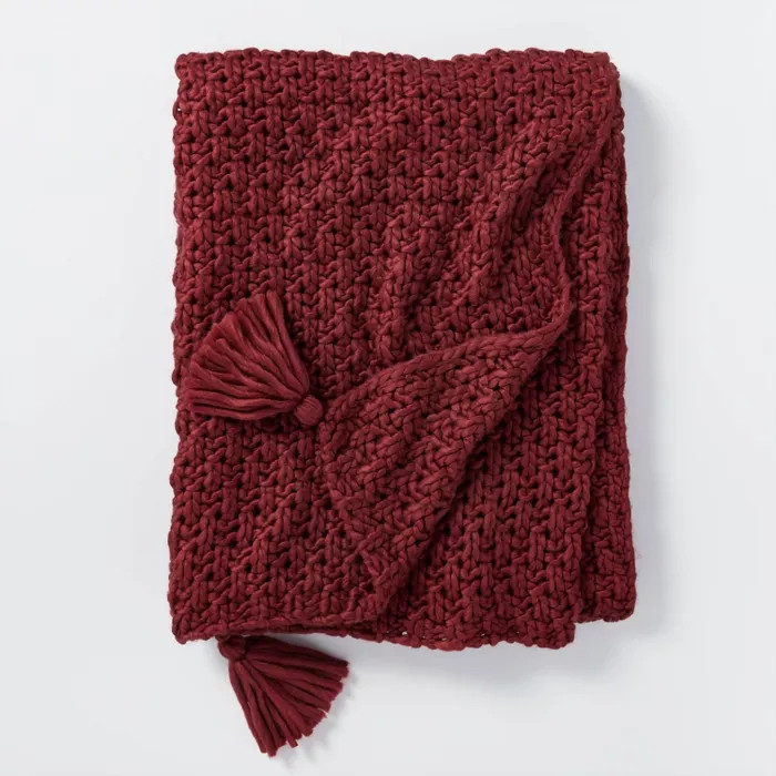 Chunky Knit Throw Blanket - Threshold™ designed with Studio McGee | Target