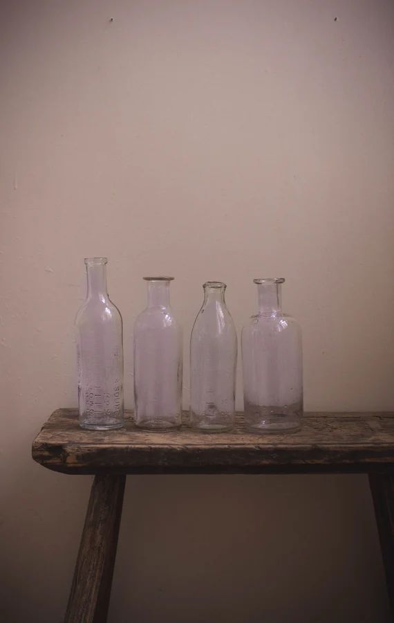 Vintage glass bottles vintage apothecary bottles medicine | Etsy | Etsy (US)