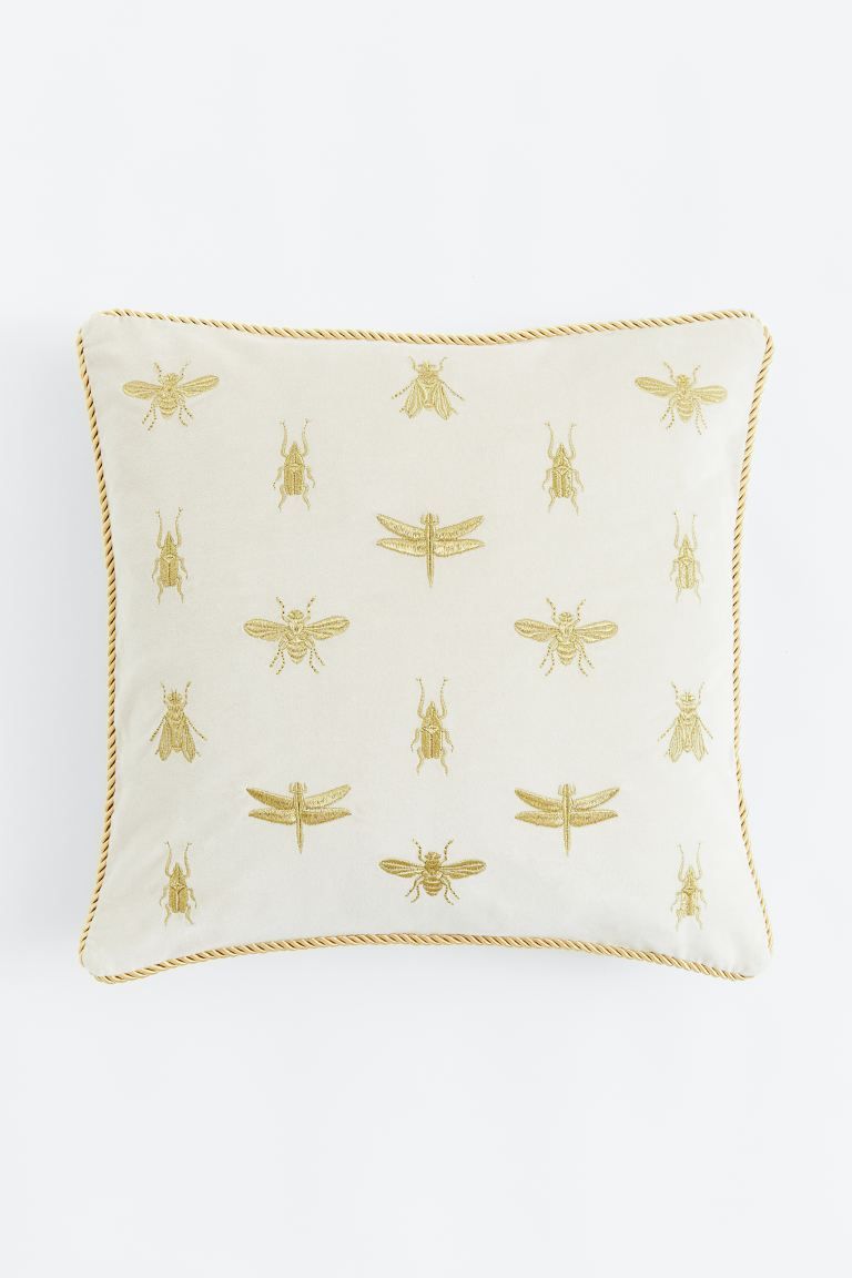 Embroidered Cushion Cover | H&M (US + CA)