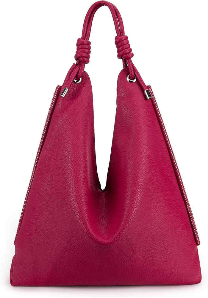 Montana West Slouchy Shoulder Bag Knotted Hobo Bag for Womens | Amazon (US)