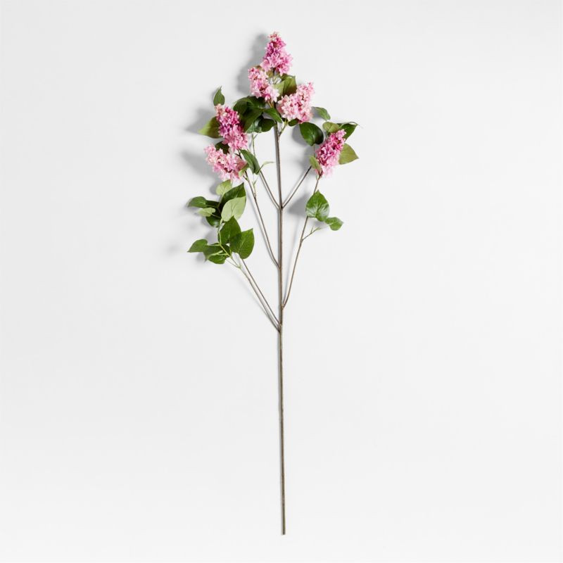 Faux Pink Lilac Spray 50" by Abigail Ahern | Crate & Barrel | Crate & Barrel