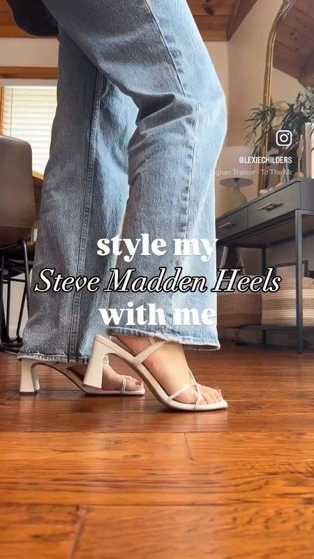 Say H E L L O to the Valora White Leather Heel by  @stevemadden 🤍

These are the perfect shoes to elevate any Spring/Summer look and I’m excited to share them with you 🫶🏻

They would also be gorgeous with a flowy dress for a special occasion. How would you style them?! #smsquad 

Steve Madden Heels | Shoe Crush | style with me | get dressed with me
#momootd #momoutfit #outfitideas #casualstyle #everydaystyle #momswithstyle #lexiechilders #ltkshoecrush #stevemadden #stevemaddenshoes

#LTKShoeCrush #LTKStyleTip #LTKFindsUnder100