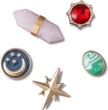 CROCS Modern Romance Assorted 5-Pack Jibbitz Shoe Charms | Nordstrom | Nordstrom