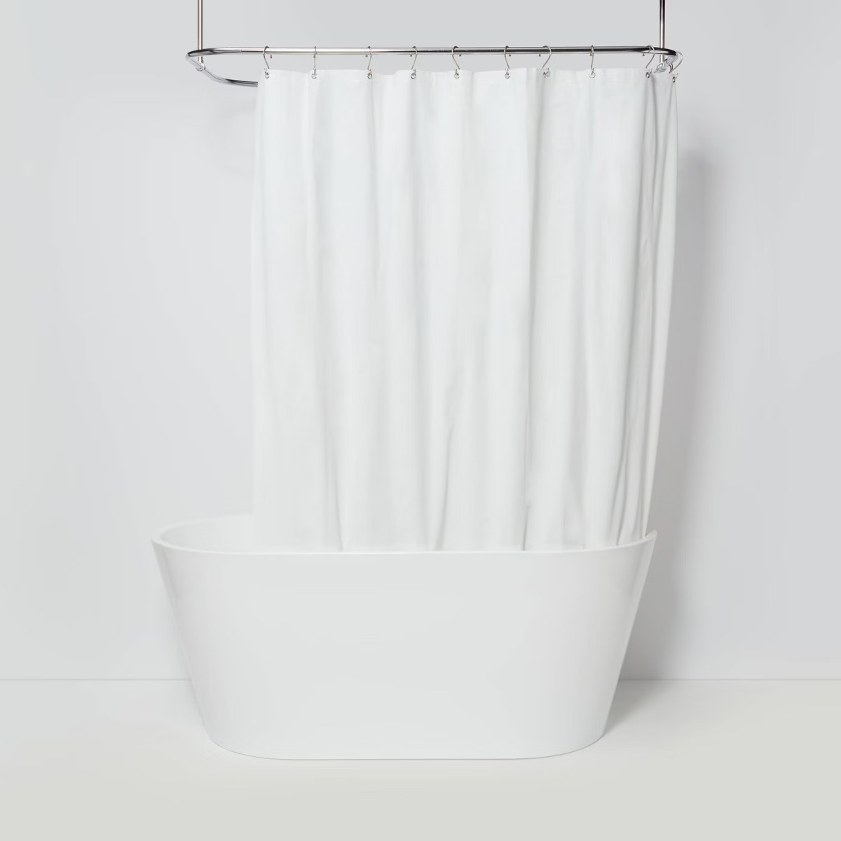 PEVA Medium Weight Shower Liner White - Made By Design™ | Target