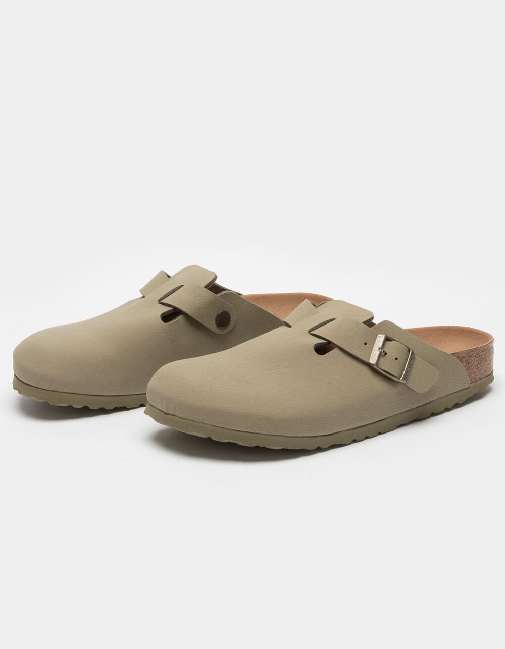 BIRKENSTOCK Boston Womens Khaki Vegan Sandals - KHAKI | Tillys | Tillys