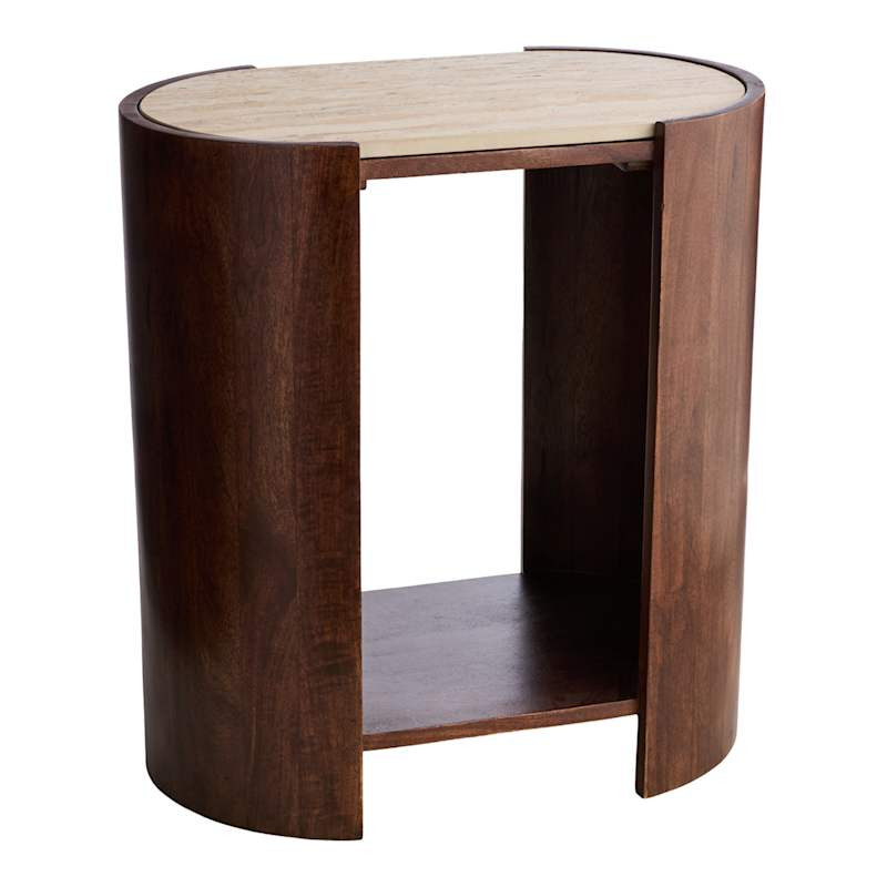 Crosby St. Adrianne Wood Accent Table | At Home