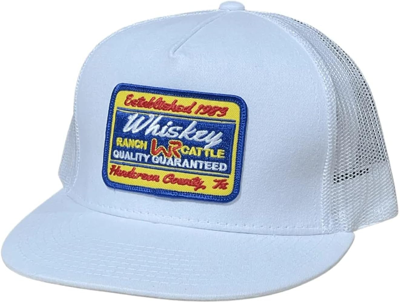 WHISKEY BENT HAT CO. Henderson County Whiskey Ranch Cattle Patch Adjustable Snapback Hat | Amazon (US)
