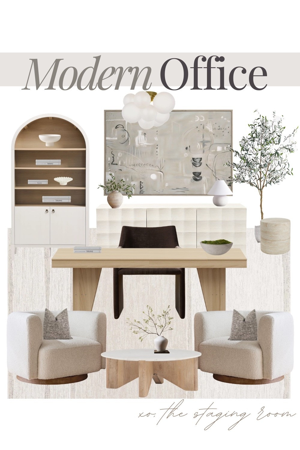 Modern home office with warm neutrals and rich contrast 🤍

home office, modern home office, home office ideas, neutral home office, home office decor, organic modern office, home workspace, office decor, wood desk, office chair, dark wood chair, accent chairs, lounge chairs, office seating, office storage, bookshelf, desk setup, neutral home decor, cozy home office, minimalist home, interior design

#LTKHome #LTKSaleAlert