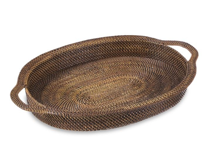 Nito Oval Serving Tray with Handles | Williams-Sonoma