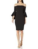 Calvin Klein Women's One Shoulder Solid Sheath Dress | Amazon (US)