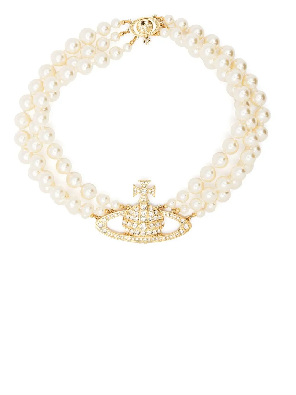 faux-pearl choker necklace | Farfetch Global
