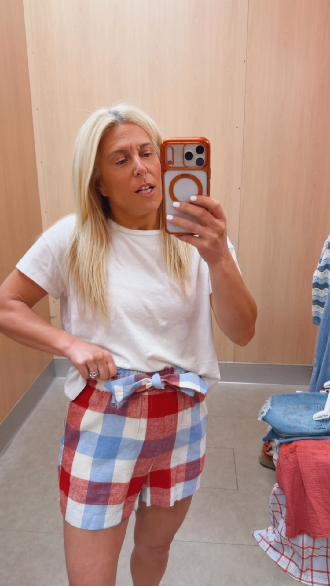 Cutest shorts for the summer. I love the red, white and blue. 

#LTKdayinmylife #LTKootd