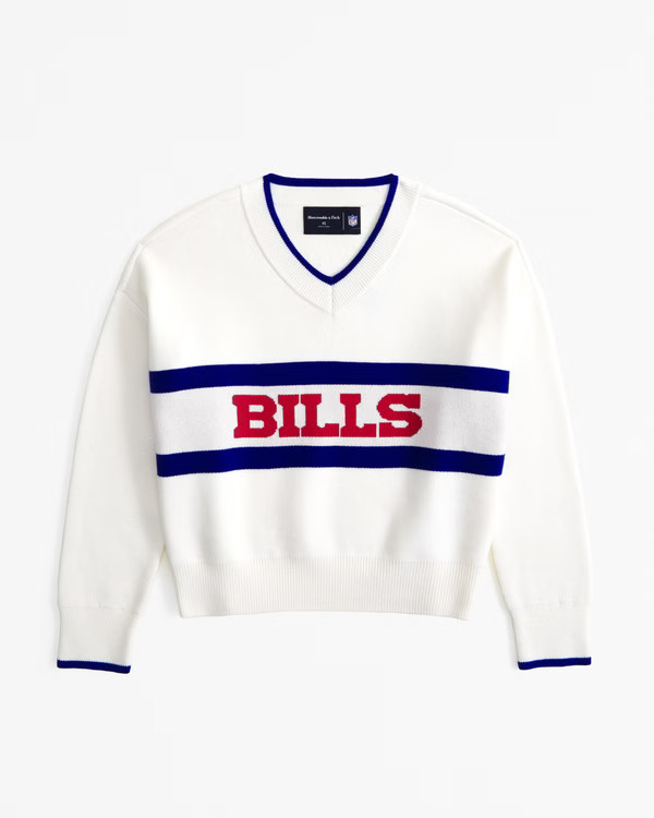 Buffalo Bills LuxeLoft V-Neck Sweater | Abercrombie & Fitch (US)