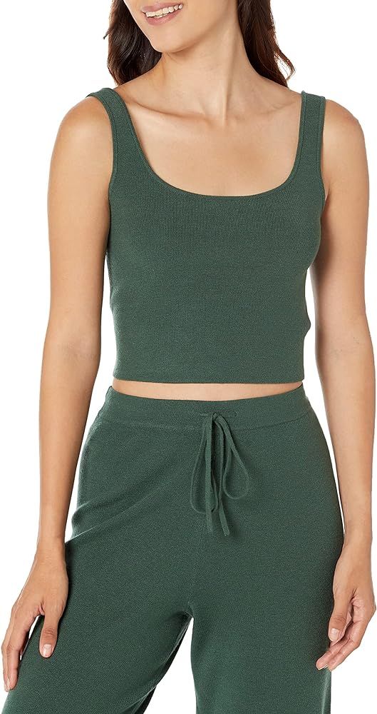 The Drop Women's Angelica Cropped Supersoft Scoop-Neck Tank | Amazon (US)