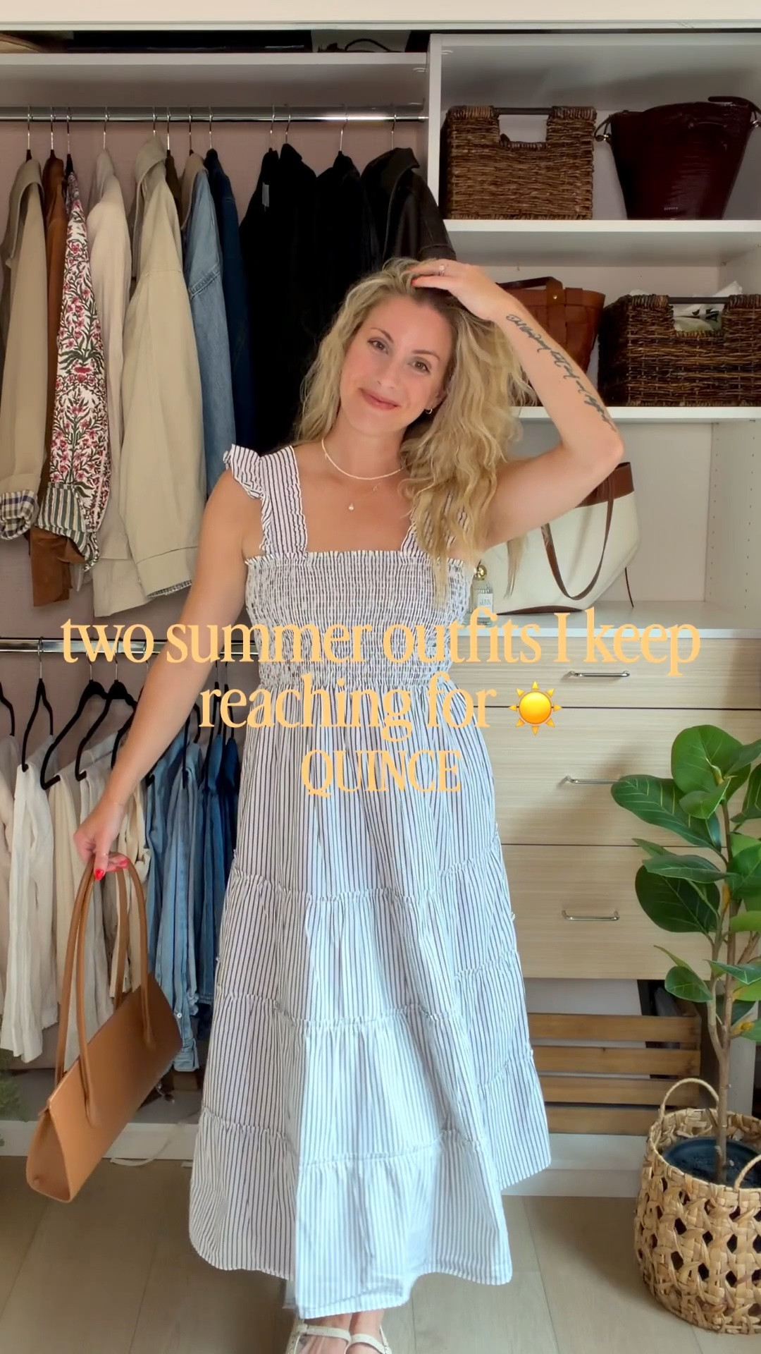 Two summer outfits I’ve been reaching for on repeat ☀️🤍

Lightweight fabrics, elevated basics, and pieces that make getting dressed feel effortless. These Quince pieces have quickly become staples in my warm-weather wardrobe and are easy to mix and match throughout the week.

Perfect for:
• summer outfits
• vacation outfits
• capsule wardrobe essentials
• elevated casual style
• linen outfits
• neutral outfit inspiration
• effortless summer style

Linking everything here ✨

#summerstyle #capsulewardrobe #linenoutfit #quince #quincepartner #vacationstyle #neutralstyle #effortlessstyle #outfitinspiration #quietluxury

#LTKootd #LTKTravel #LTKSeasonal