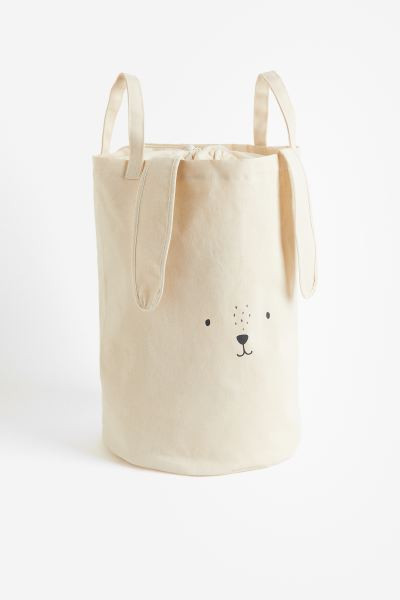 Panier de rangement en twill de coton - Écru/lapin - Home All | H&M FR | H&M (FR, IT, ES, PT, BE)