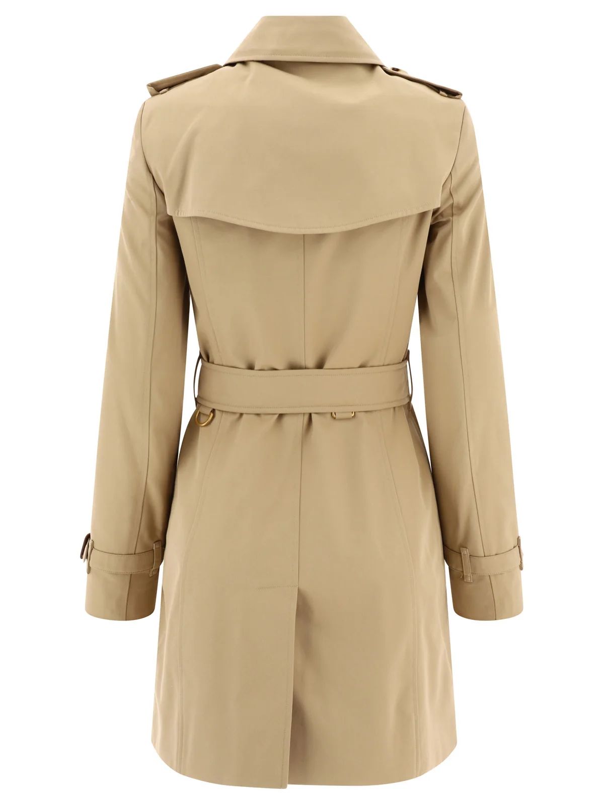 Burberry Belted-Waist Double-Breasted Trench Coat | Cettire Global