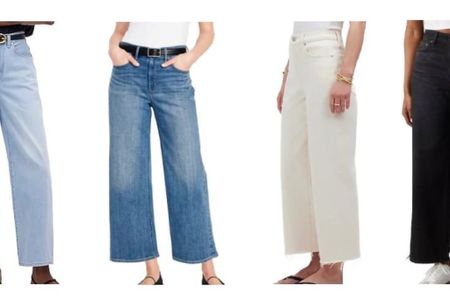 Trend Alert: Wide Leg Crop Jeans!! Found a few cute options! (ad)

1. Madewell (light wash and white)- https://bit.ly/3JwYZf2
2. Old Navy (medium wash)- https://bit.ly/3JAEM8i  
3. American Eagle (black)- https://bit.ly/4dbK07M

#LTKxMadewell #LTKsalealert #LTKfindsunder50