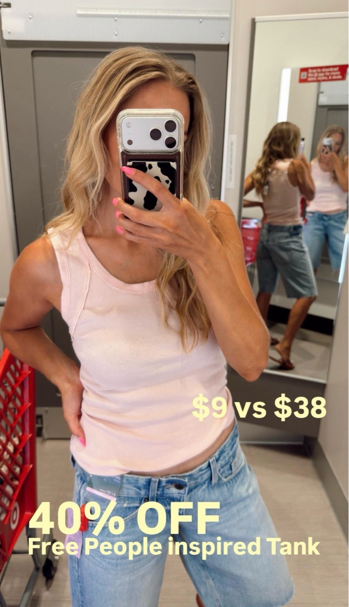 🤍 Target tank giving FP for $9 today compared to the $38 FP one. 

Wearing size s / my tts

#LTKdayinmylife #LTKgrwm #LTKootd