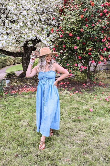 Mother’s Day outfit inspo, chambray midi dress
Pink blush code: MICAH.JULIET25OFF for 25% off Sitewide 🤩

Dress: size small
Shoes: tts size 6 

#LTKSeasonal #LTKunder100 #LTKsalealert