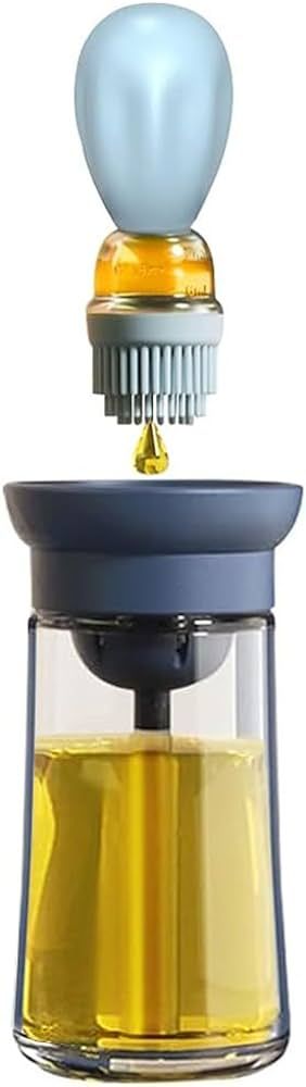 Amazon.com: TINMIX Oil Dispenser with Brush - Glass Olive Oil Dispenser for Kitchen, 2 IN 1 Oil D... | Amazon (US)