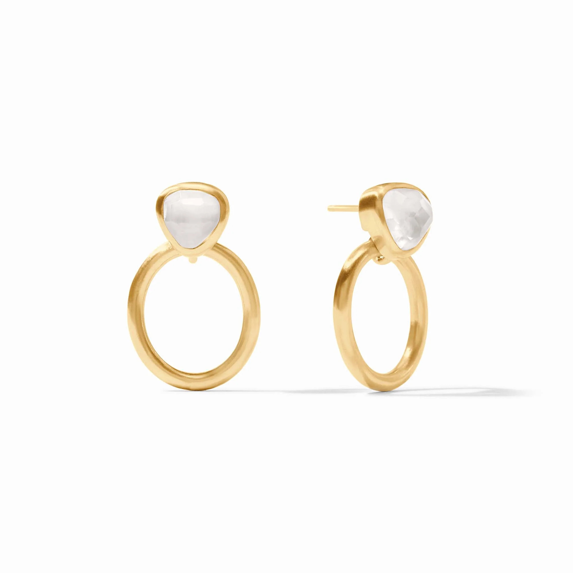Aquitaine Demi Doorknocker Earring | Julie Vos | Julie Vos