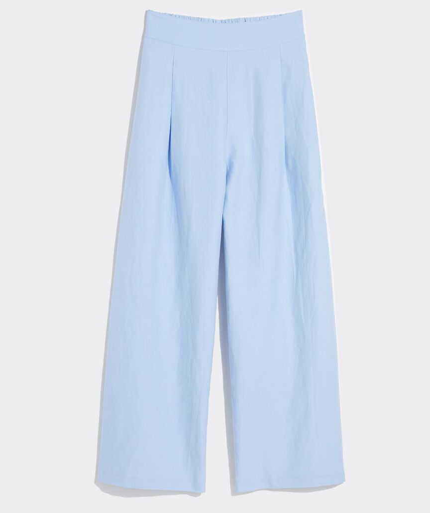 Wide Leg Linen Pants | vineyard vines