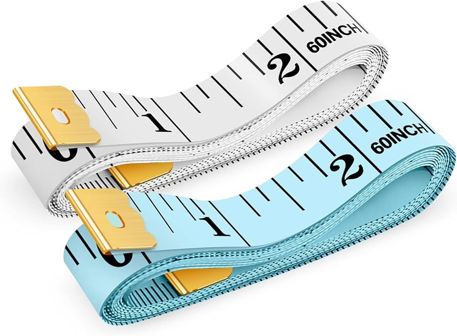 Tape Measure, iBayam Soft Ruler Measuring Tape for Body Weight Loss Fabric Sewing Tailor Cloth Vi... | Amazon (US)