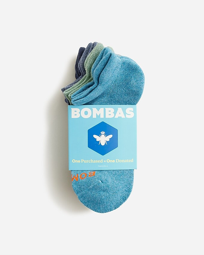 Boys' Bombas striped ankle socks four-pack | J. Crew US
