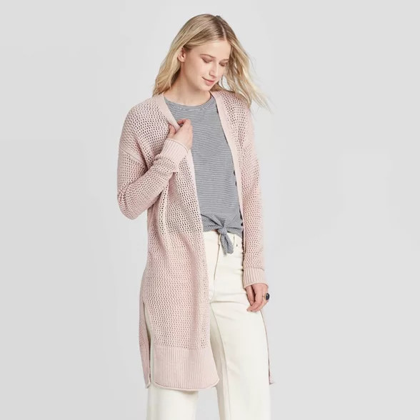 Women's Open Stitch Cardigan - Universal Thread™ | Target