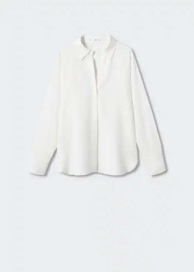100% lyocell shirt -  Women | Mango United Kingdom | MANGO (UK)