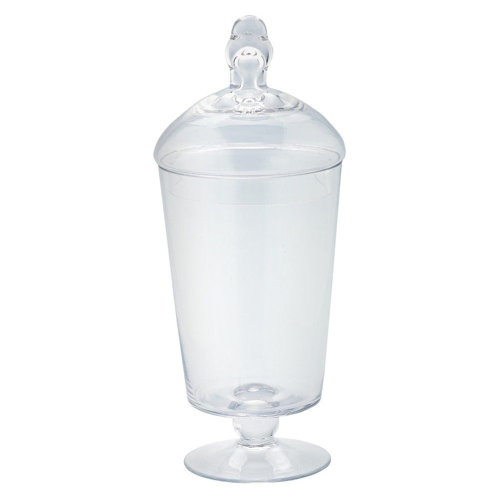 Diamond Star Glass Apothecary Jar with Lid Clear (12""x5"") | Target