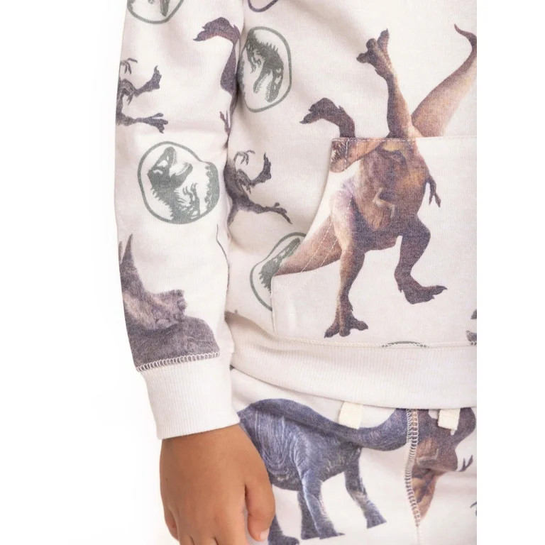 Jurassic Park Toddler Boy Fleece Hoodie and Joggers Set, 2-Piece, Sizes 12M-5T | Walmart (US)