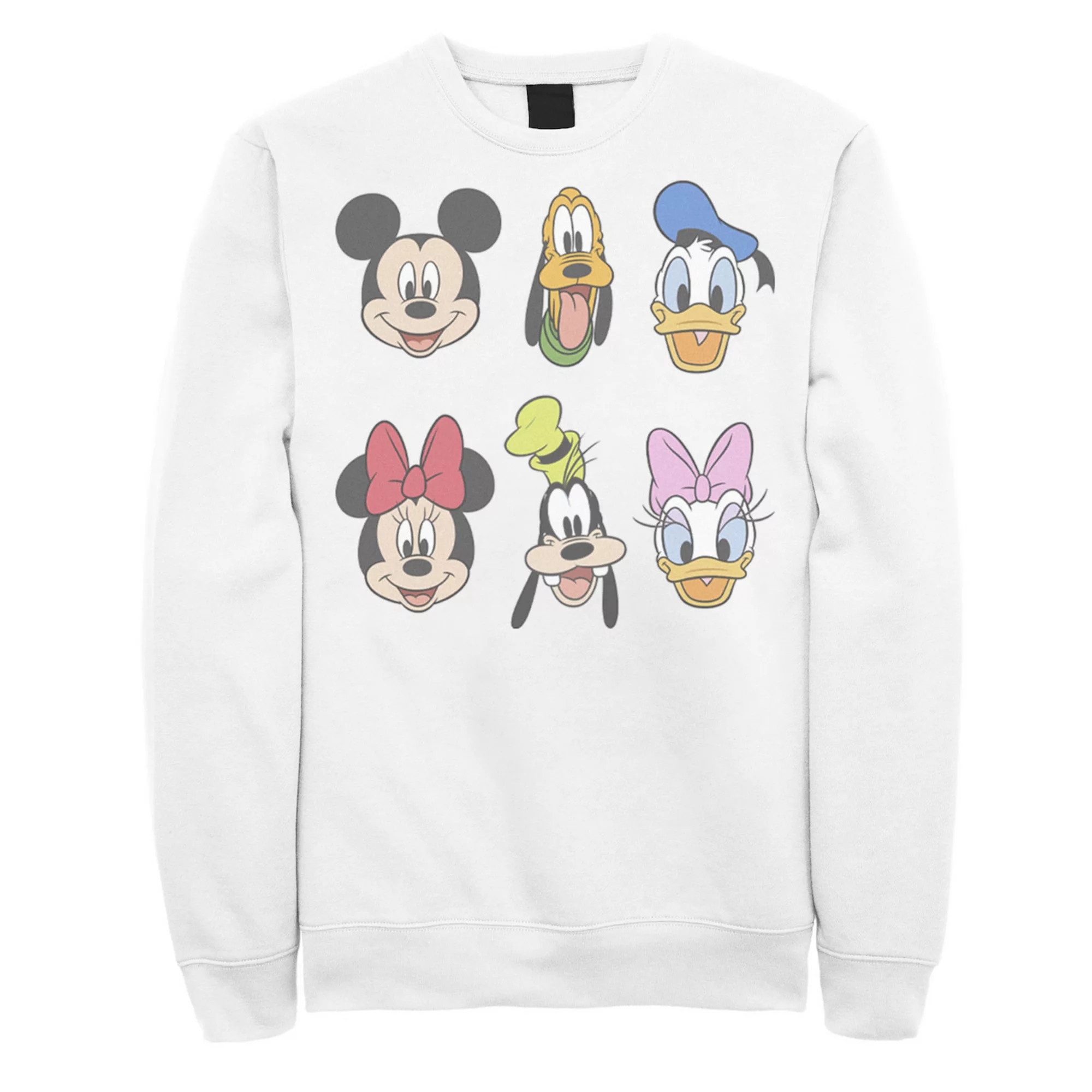 Disney's Mickey & Friends Men's Group Shot Heads Sweatshirt | Kohl's