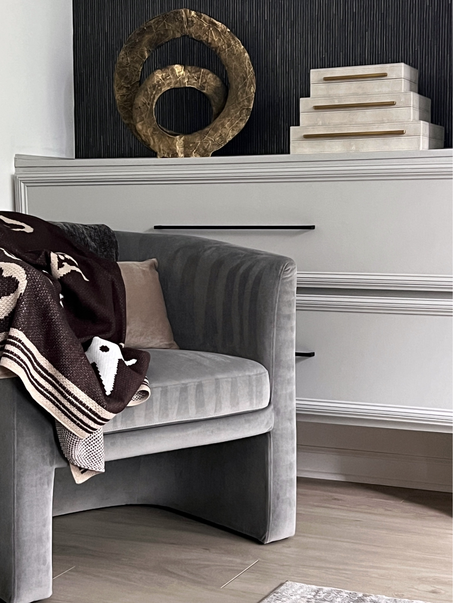 Gray Accent Barrel Chair

#LTKHome