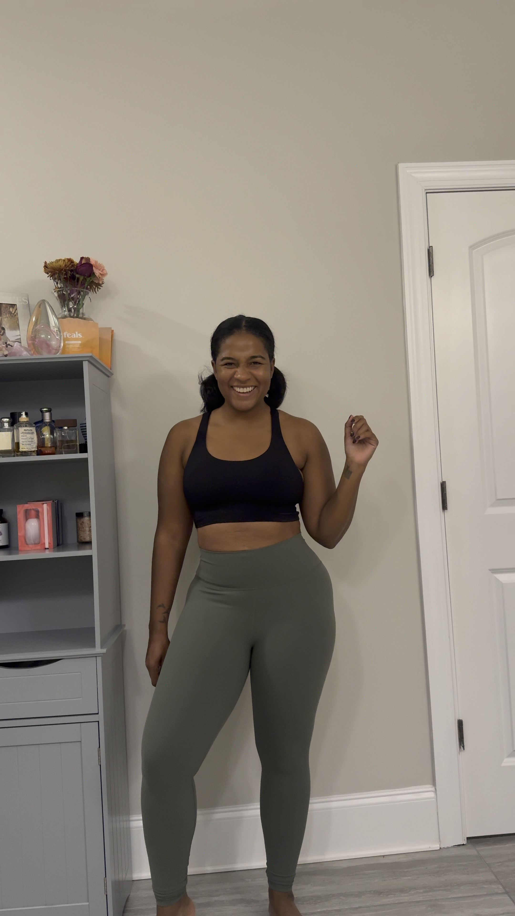 Trying on these $13 Walmart leggings for my 5k tomorrow like Lulu who?! 😂

#LTKActive #LTKFindsUnder50 #LTKVideo
