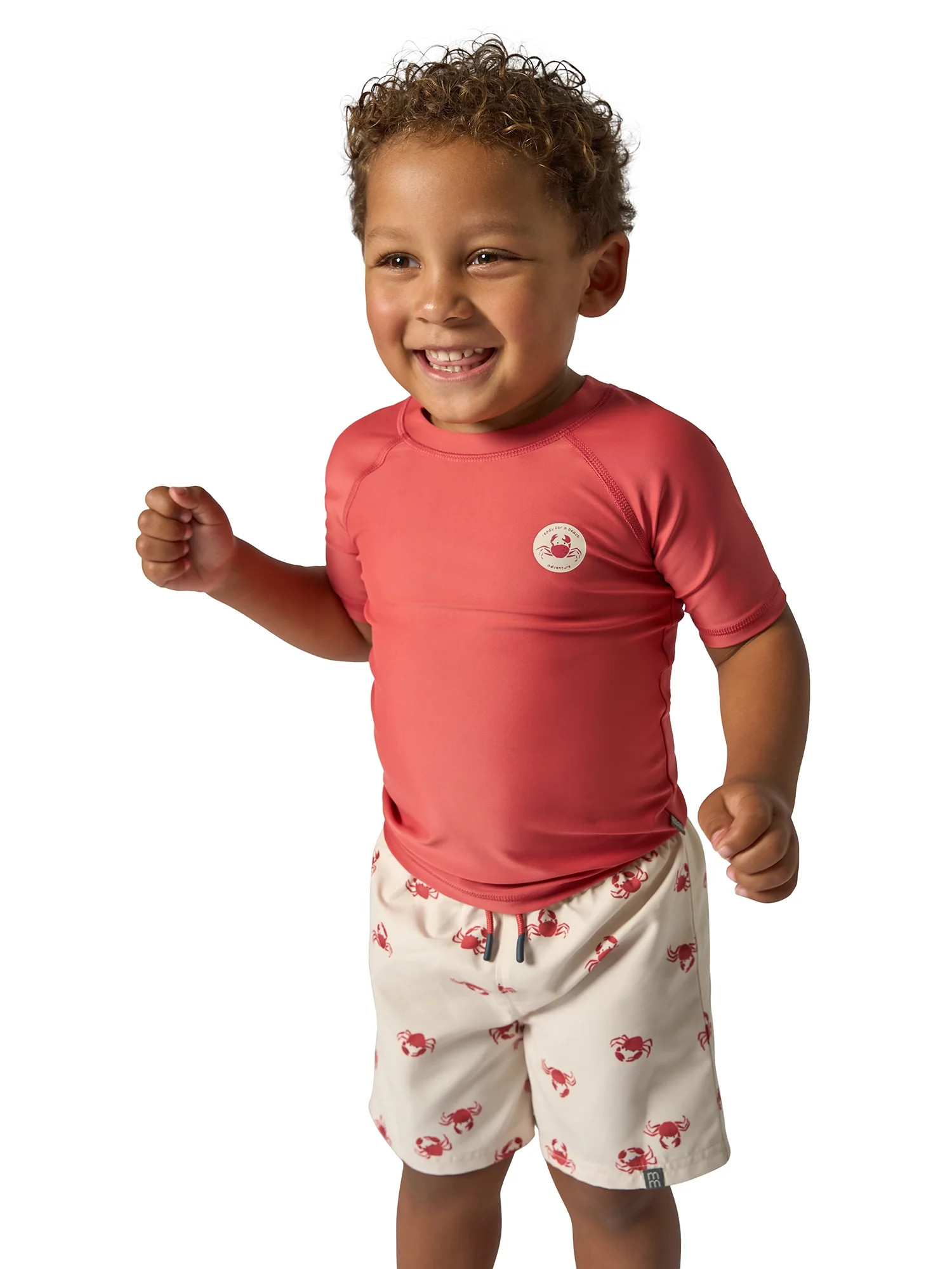 Modern Moments by Gerber Toddler Boy Short Sleeve Rash Guard and Trunk Set, 2-Piece, Sizes 12M - ... | Walmart (US)