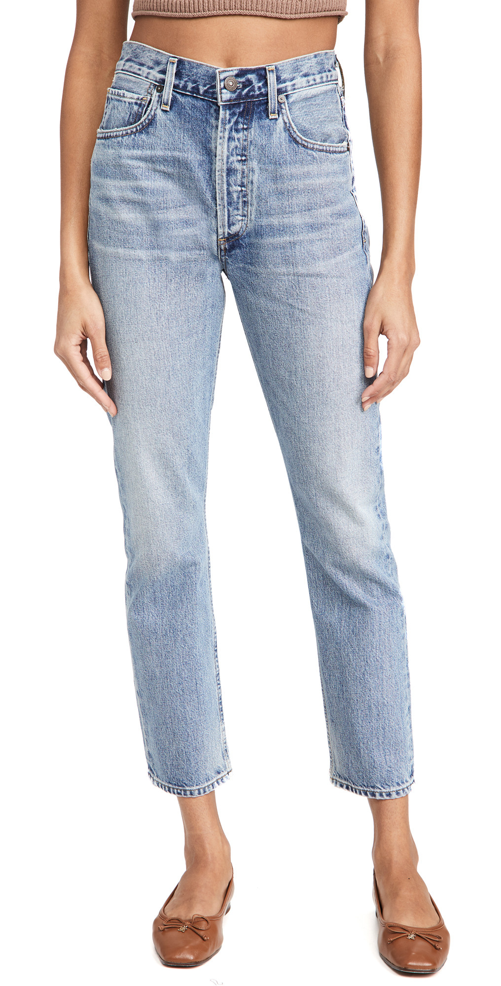 Citizens of Humanity Charlotte High Rise Straight Jeans | Shopbop | Shopbop