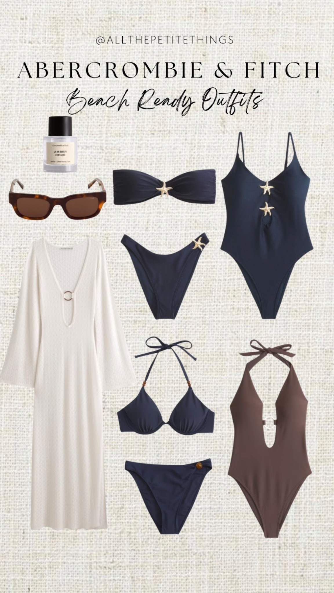 Abercrombie & Fitch beach ready outfits 🤍

#LTKSwim #LTKSeasonal #LTKTravel