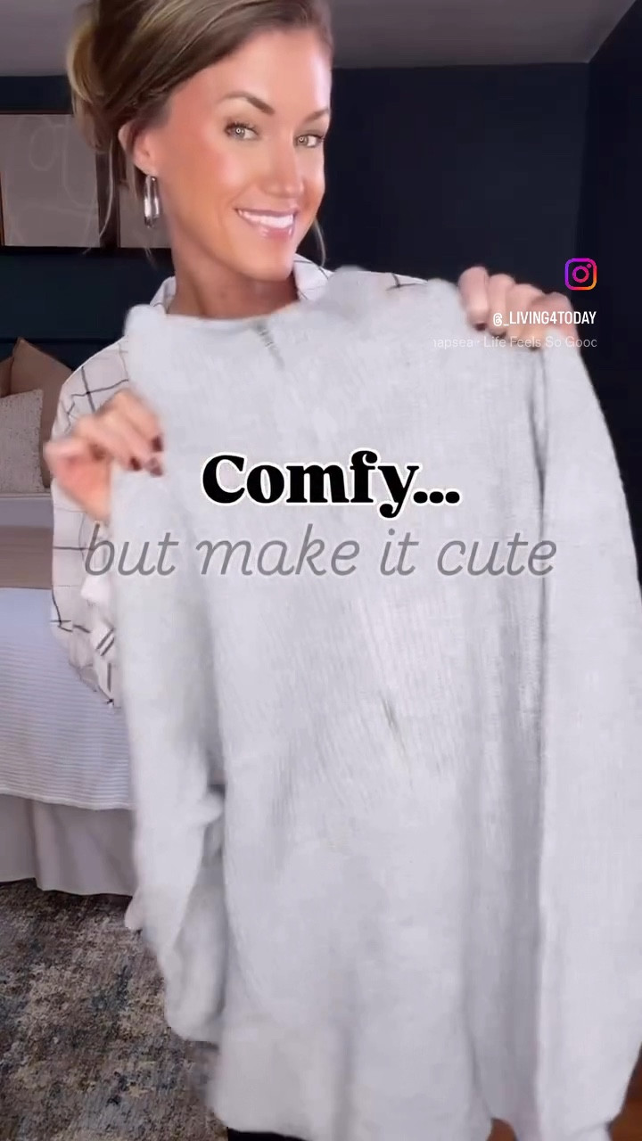 Comfy but make it cute 😊 
Button down / sized up to large 
Quarter zip/medium
Leggings/ s-m

#LTKSeasonal #LTKootd #LTKmomlife