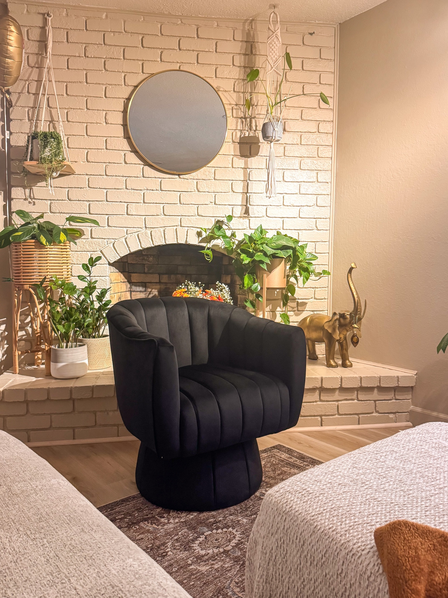 Accent chair with some flare!

#LTKhome #LTKU #LTKfamily
