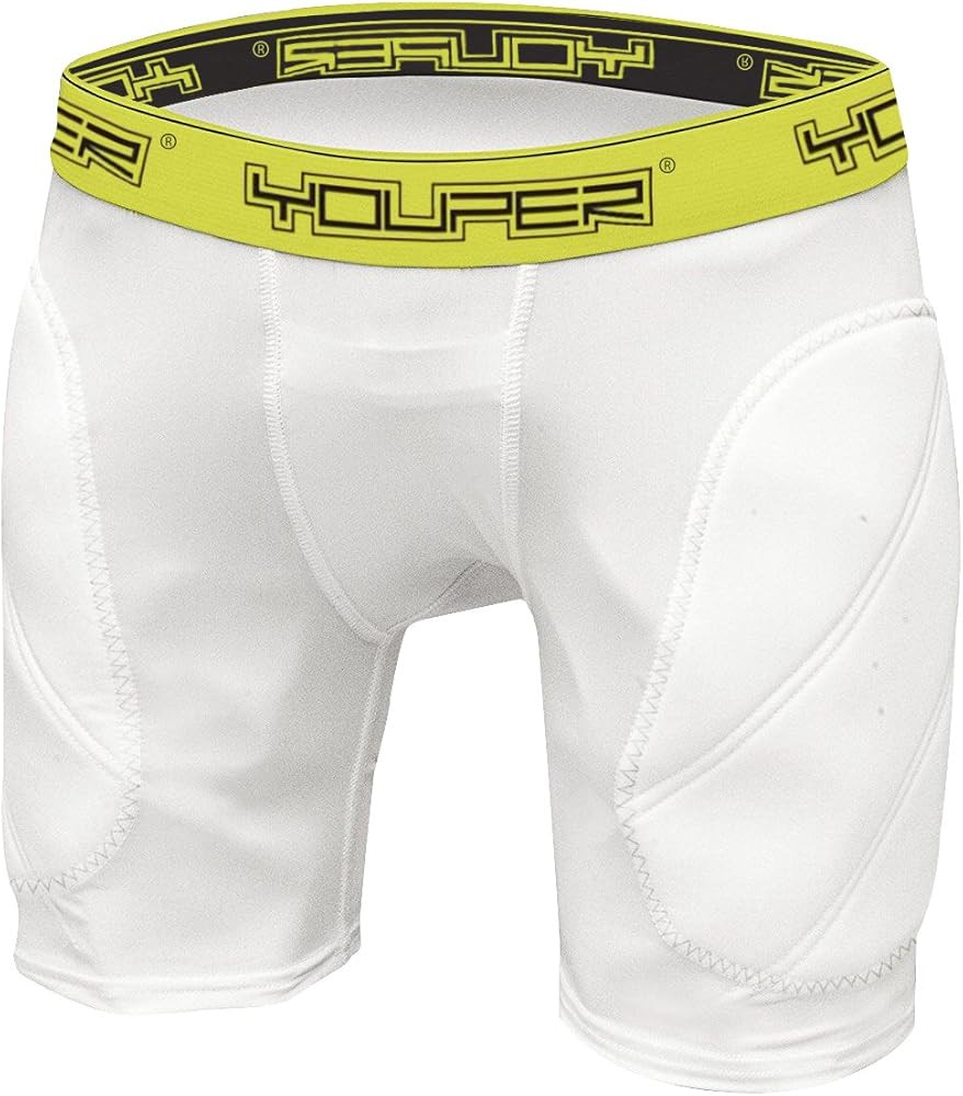 Youper Boys Youth Padded Sliding Shorts with Cup Pocket for Baseball, Football, Lacrosse | Amazon (US)
