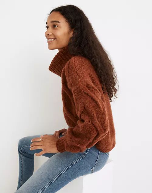 Somervell Modern Cable Turtleneck Sweater | Madewell