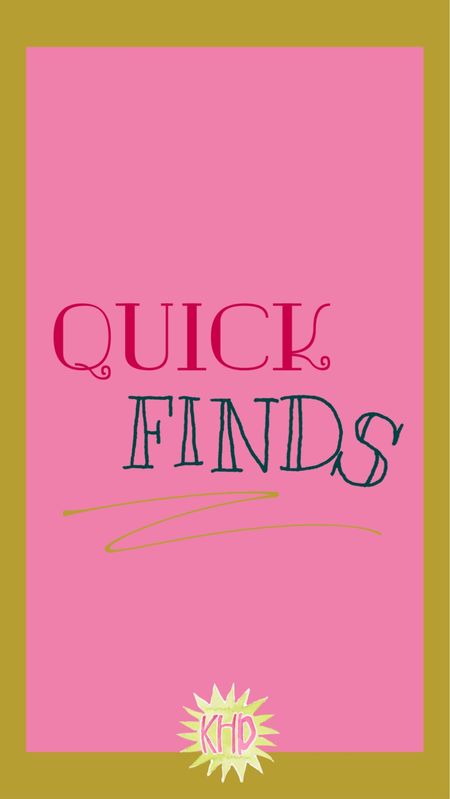 QUICK FINDS 🥂

#competition #quickfinds 

#LTKGiftGuide #LTKSeasonal #LTKFind