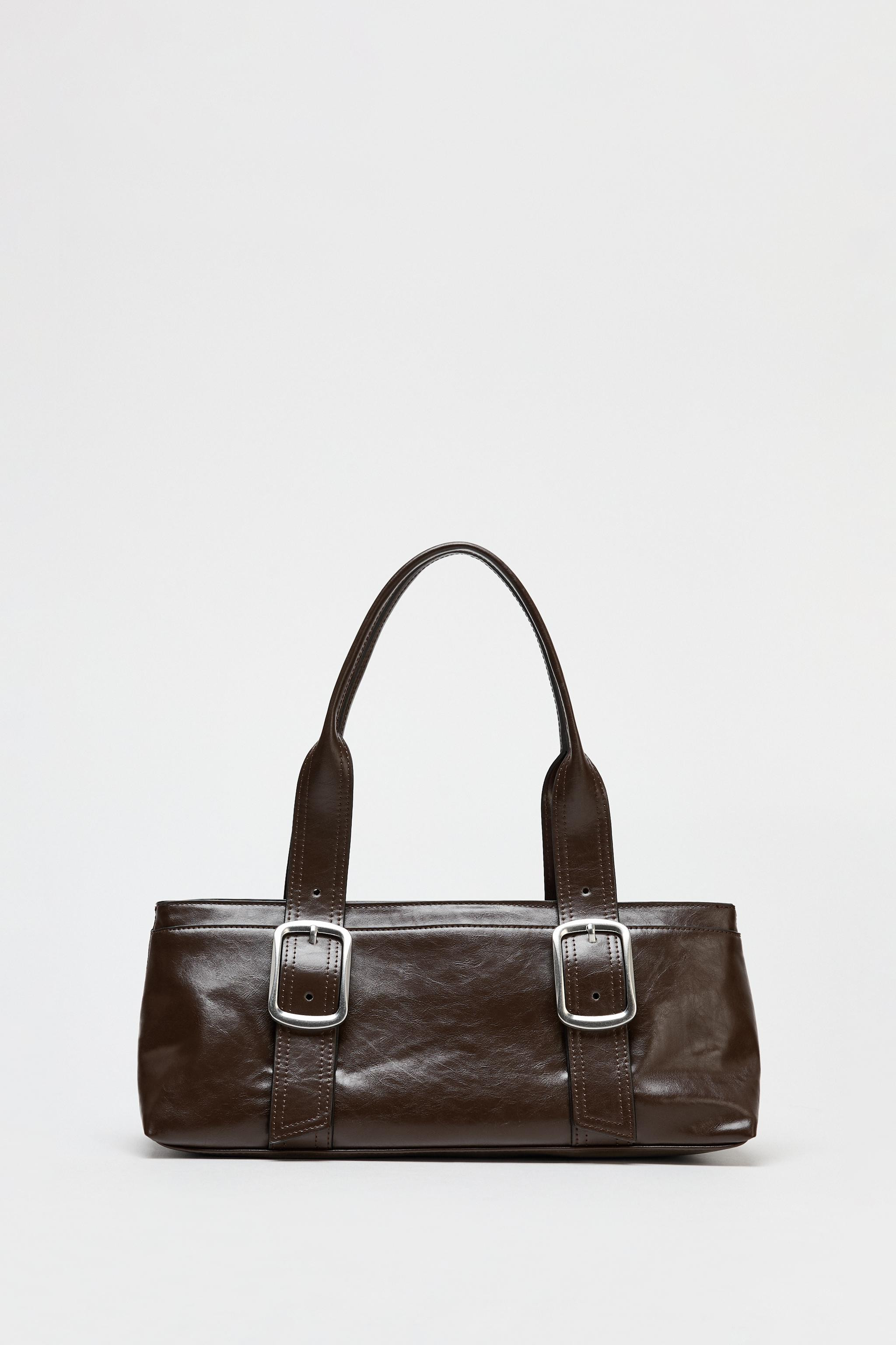 ELONGATED CITY BAG WITH BUCKLES | Zara UK