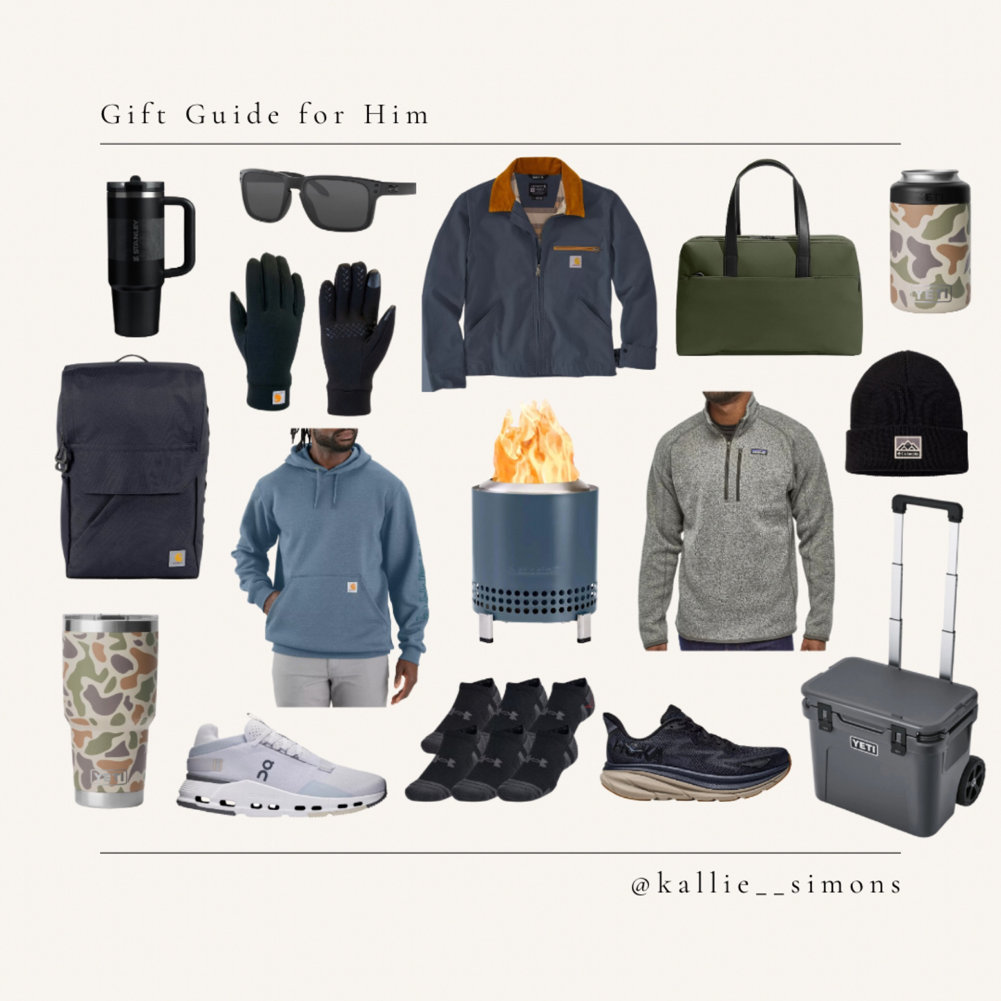 Gift guide for him 
Gifts for husband 
Gift for dad 
Gifts for men 
Gifts for him 
Carhart 
Gift guide from dicks sporting good 
Boyfriend gifts 
Husband gists 
Gifts for boyfriend 
Yeti cooler 
Sale 

#LTKGiftGuide #LTKHoliday #LTKMens