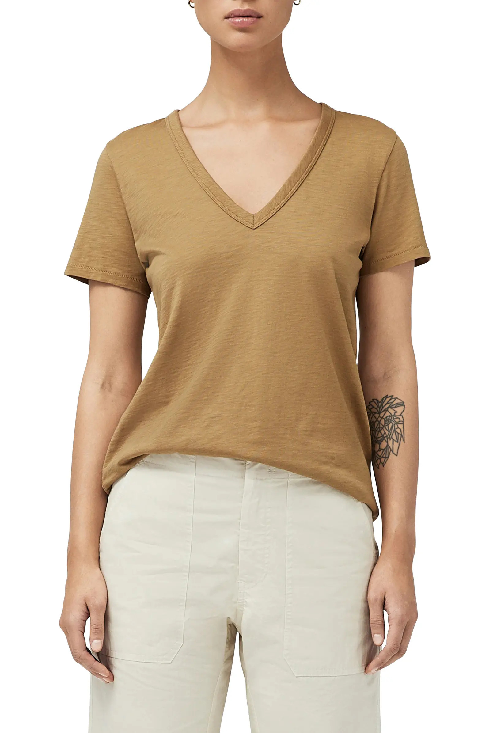 The Vee Slub Cotton T-Shirt | Nordstrom