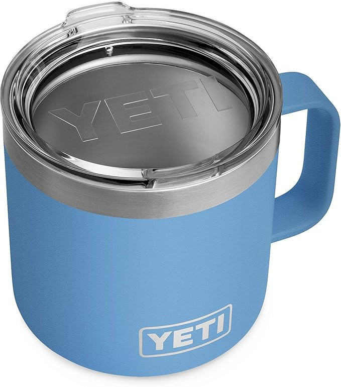 YETI Rambler 14 oz Mug, Stainless Steel, Vacuum Insulated with Standard Lid | Amazon (US)