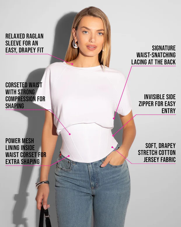 Corset Blousey Tee | TA3
